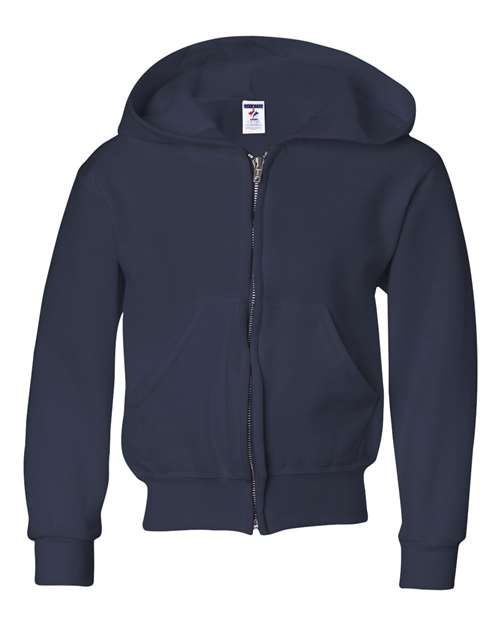 JERZEES 993BR - Youth NuBlend® Full-Zip Hooded Sweatshirt