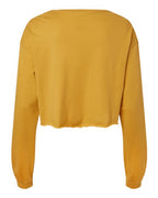 BELLA + CANVAS 6501 - Women's FWD Fashion Crop Long Sleeve Tee - Mustard