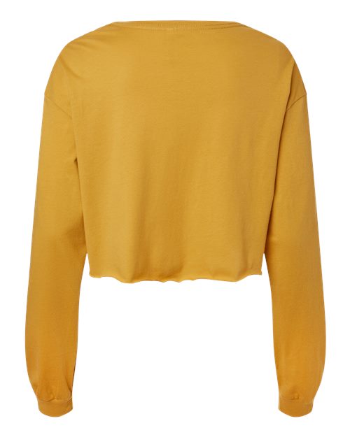 BELLA + CANVAS 6501 - Women's FWD Fashion Crop Long Sleeve Tee - Mustard