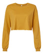 BELLA + CANVAS 6501 - Women's FWD Fashion Crop Long Sleeve Tee - Mustard