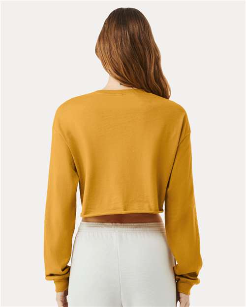 BELLA + CANVAS 6501 - Women's FWD Fashion Crop Long Sleeve Tee - Mustard