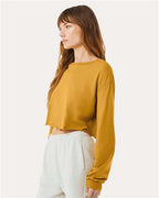 BELLA + CANVAS 6501 - Women's FWD Fashion Crop Long Sleeve Tee - Mustard
