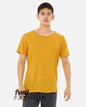 BELLA + CANVAS 3414 — Unisex FWD Fashion Triblend Raw Neck Tee — Mustard Triblend