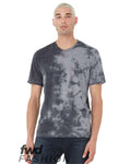 BELLA + CANVAS 3100RD — FWD Fashion Tie-Dyed Tee — White/ Grey & Black