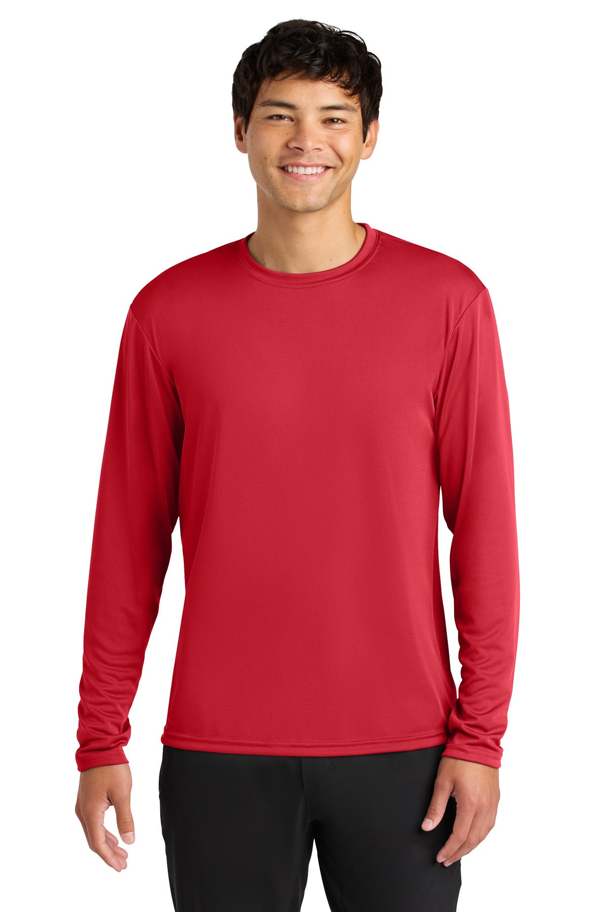 A4 A4N3165 - A4 Cooling Performance Long Sleeve Tee A4N3165 — Scarlet
