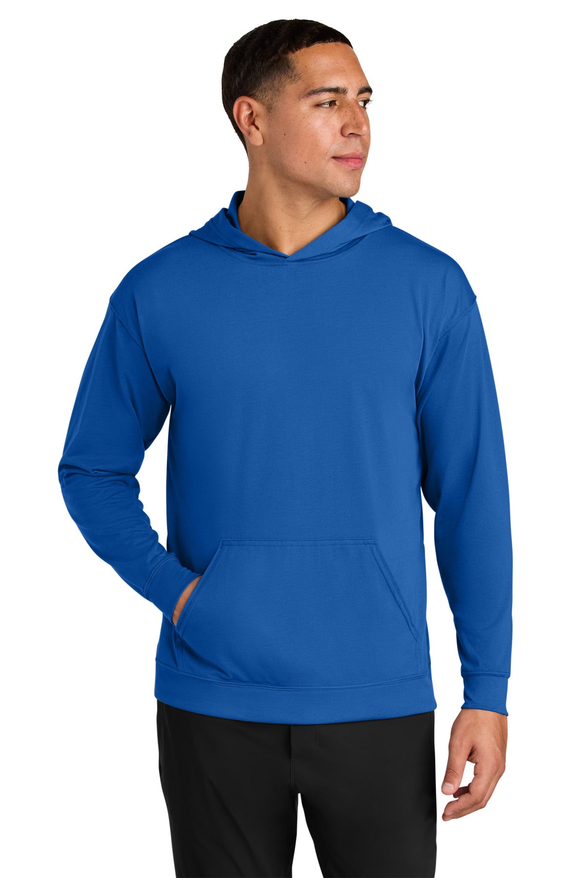 A4 A4N3528 - A4 Softek Long Sleeve Hooded Tee A4N3528 — Royal