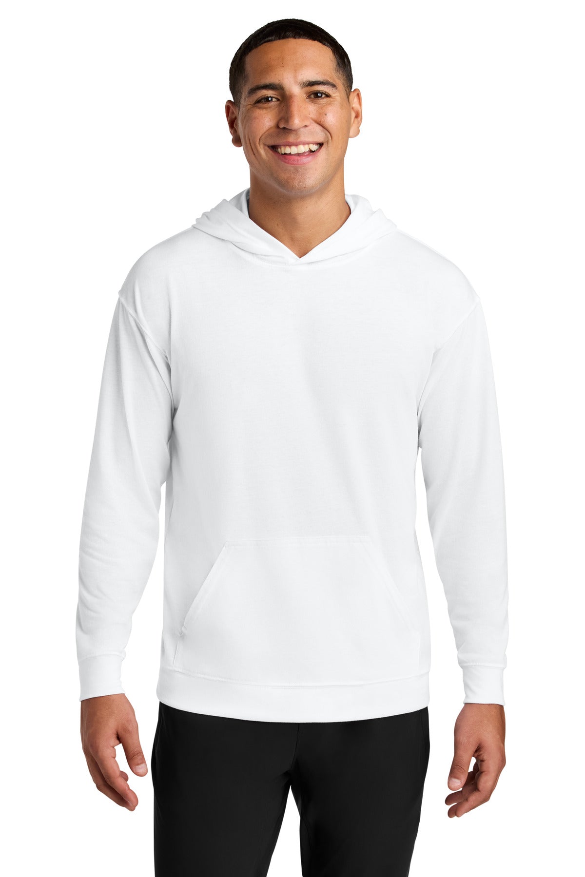 A4 A4N3528 - A4 Softek Long Sleeve Hooded Tee A4N3528 — White