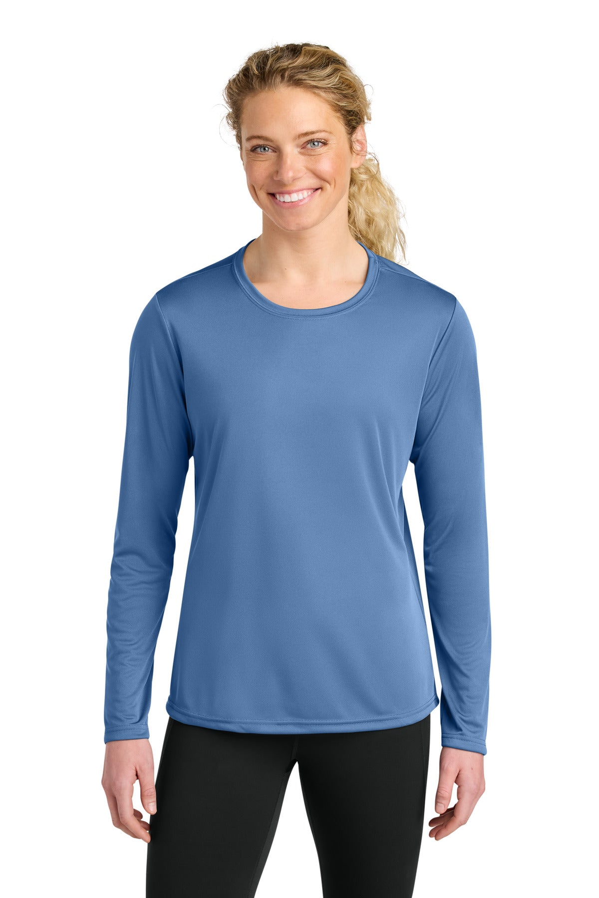 A4 A4NW3002 - A4 Women's Cooling Performance Long Sleeve Tee A4NW3002 — Light Blue