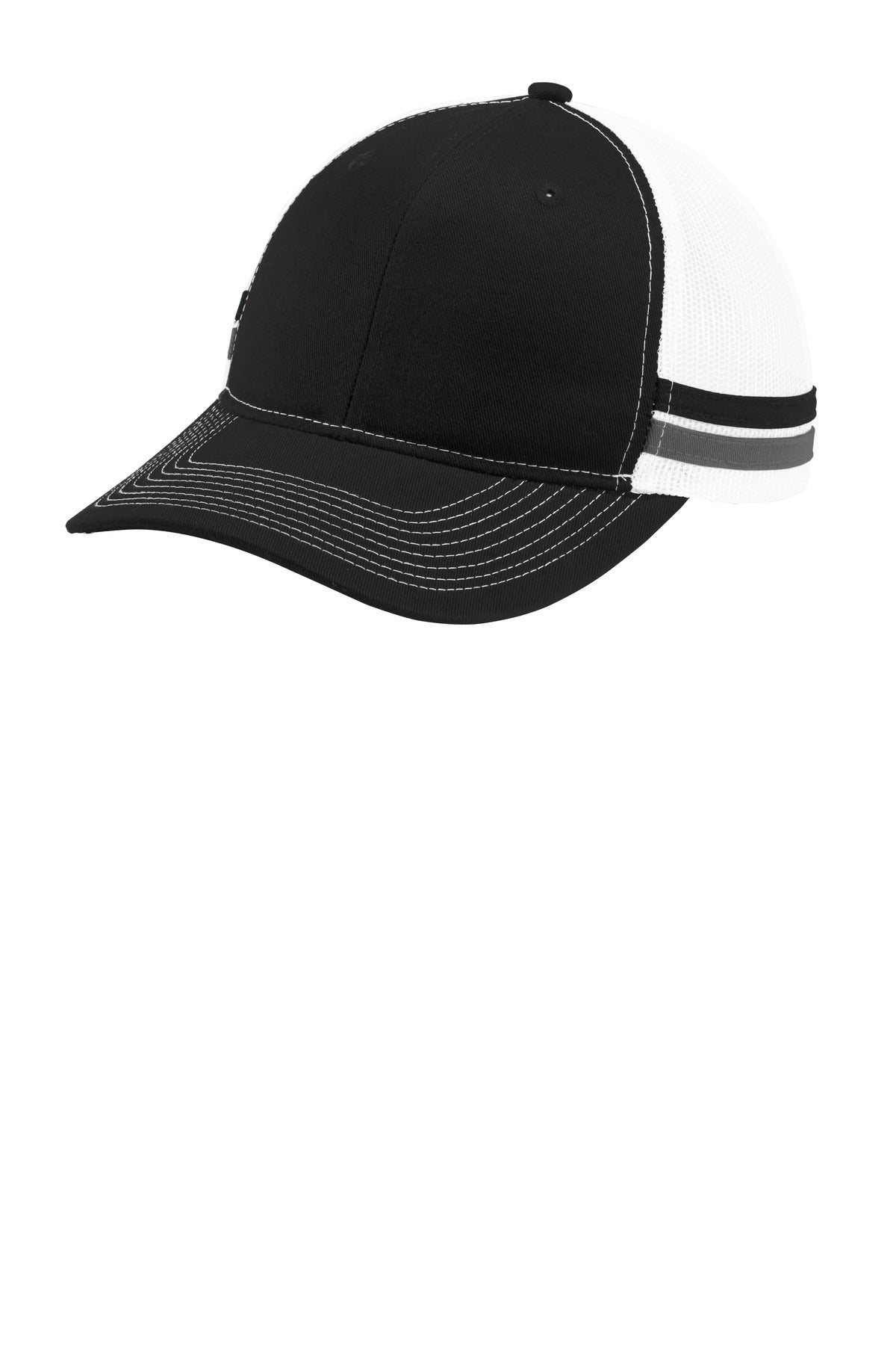 Port Authority C113 - Two-Stripe Snapback Trucker Cap