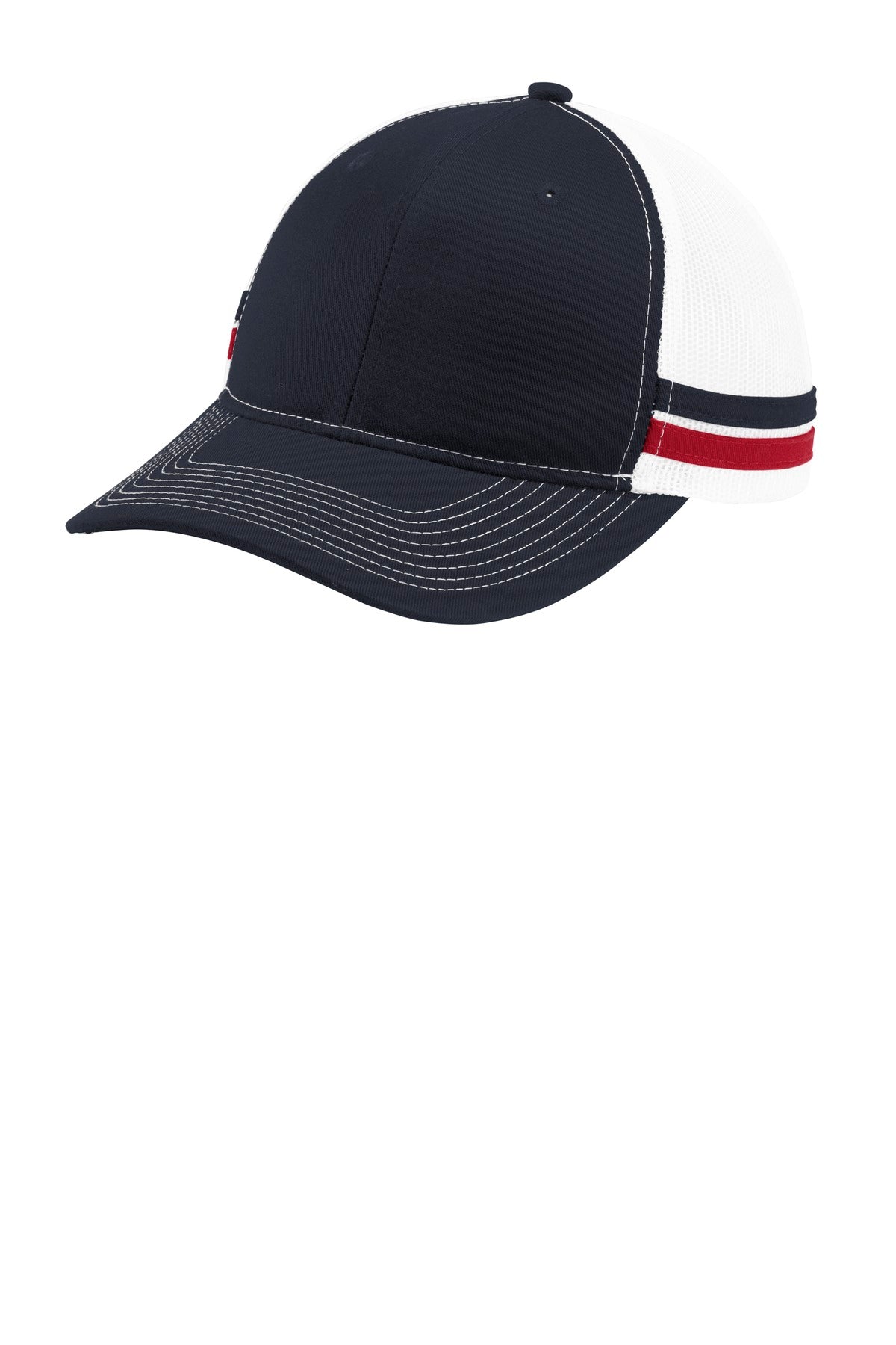 Port Authority C113 - Two-Stripe Snapback Trucker Cap