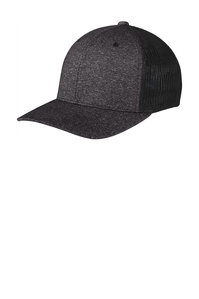 Port Authority C302 - Flexfit Melange Mesh Back Trucker Cap
