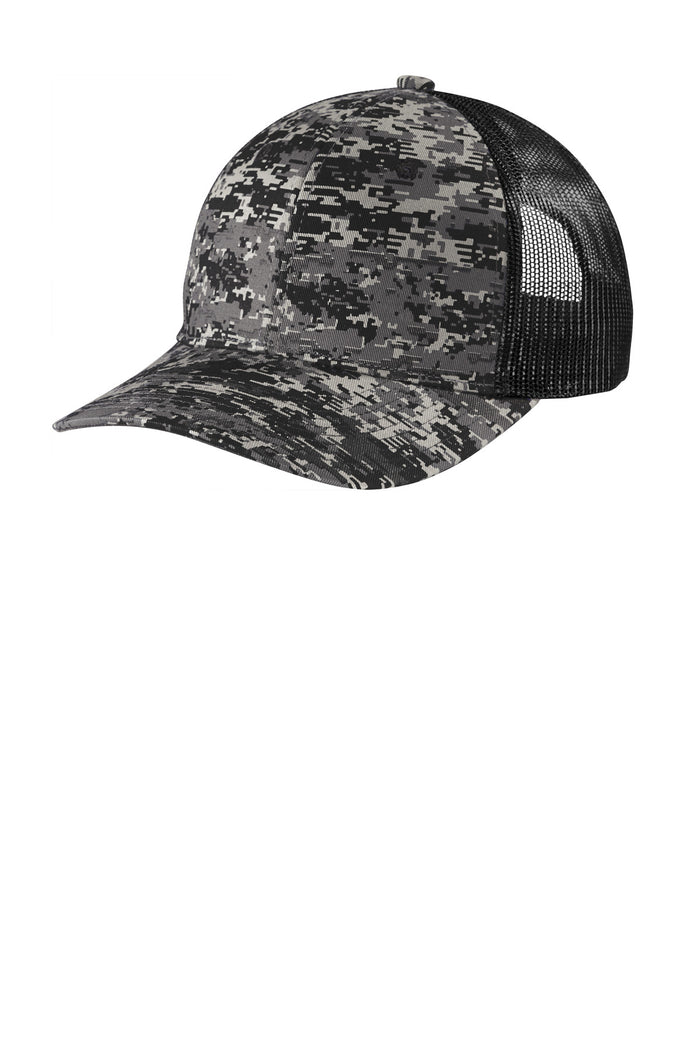 Port Authority C404 - Digi Camo Snapback Trucker Cap