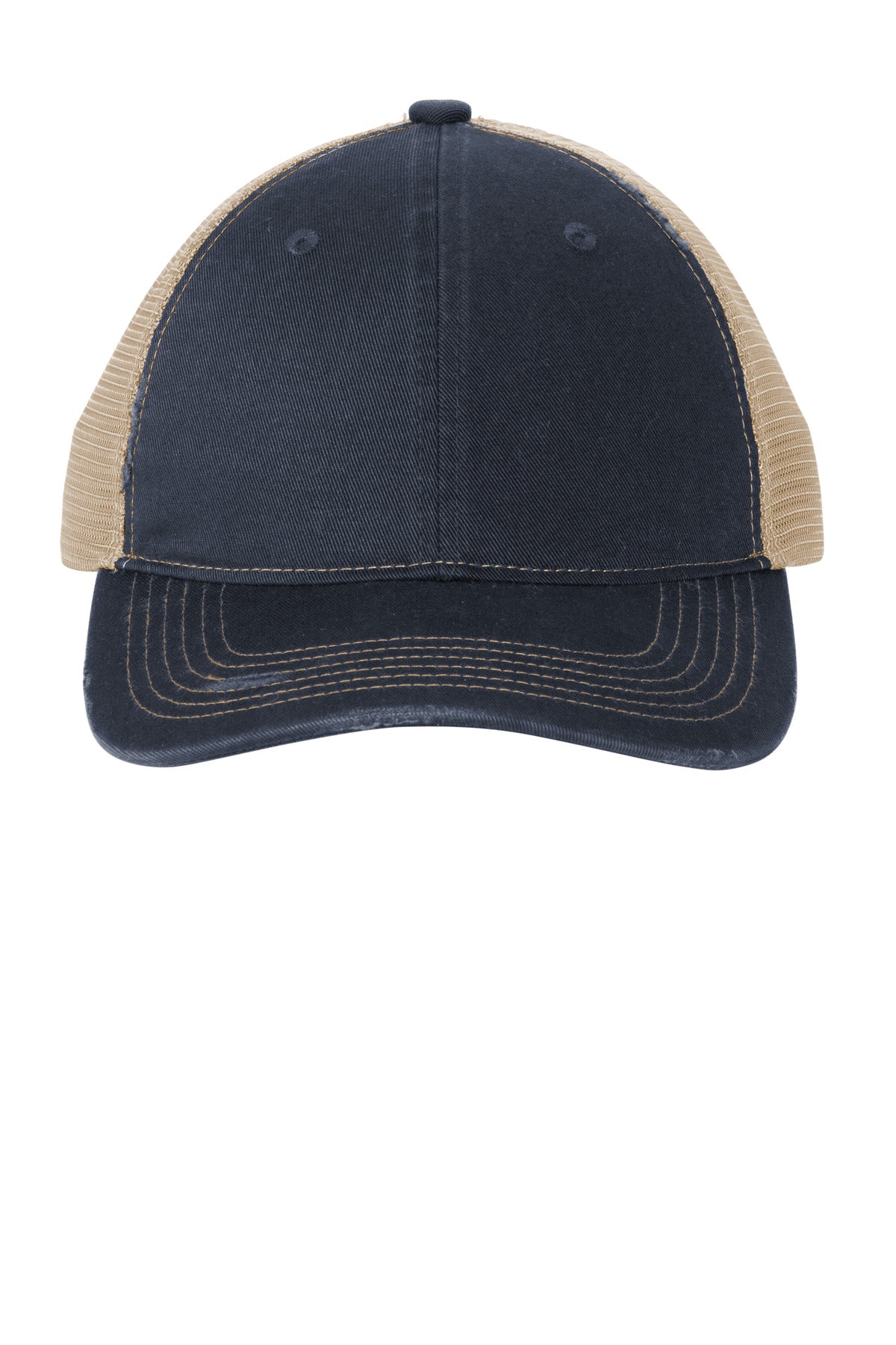 Port Authority C600 - Distressed Mesh Back Cap
