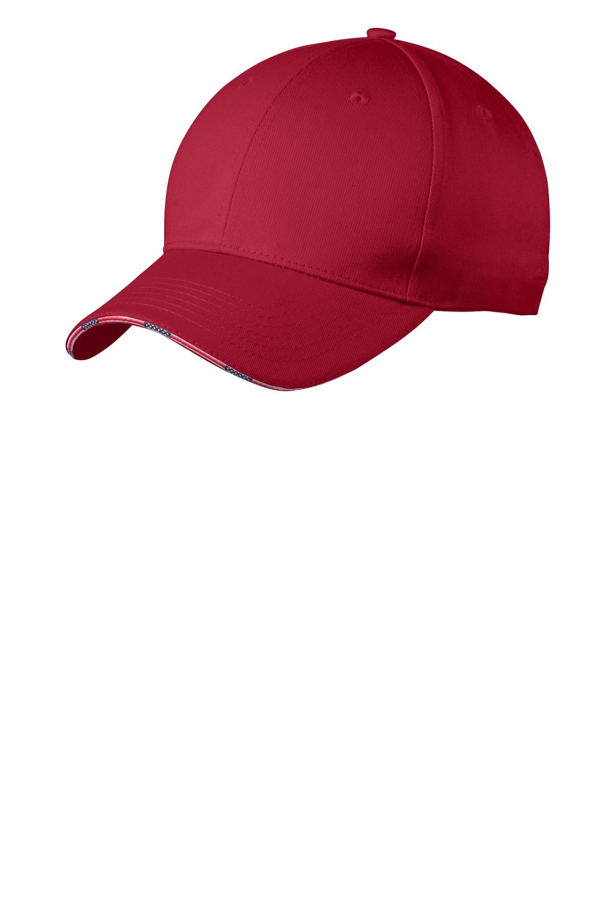 Port Authority C829 - Americana Flag Sandwich Cap