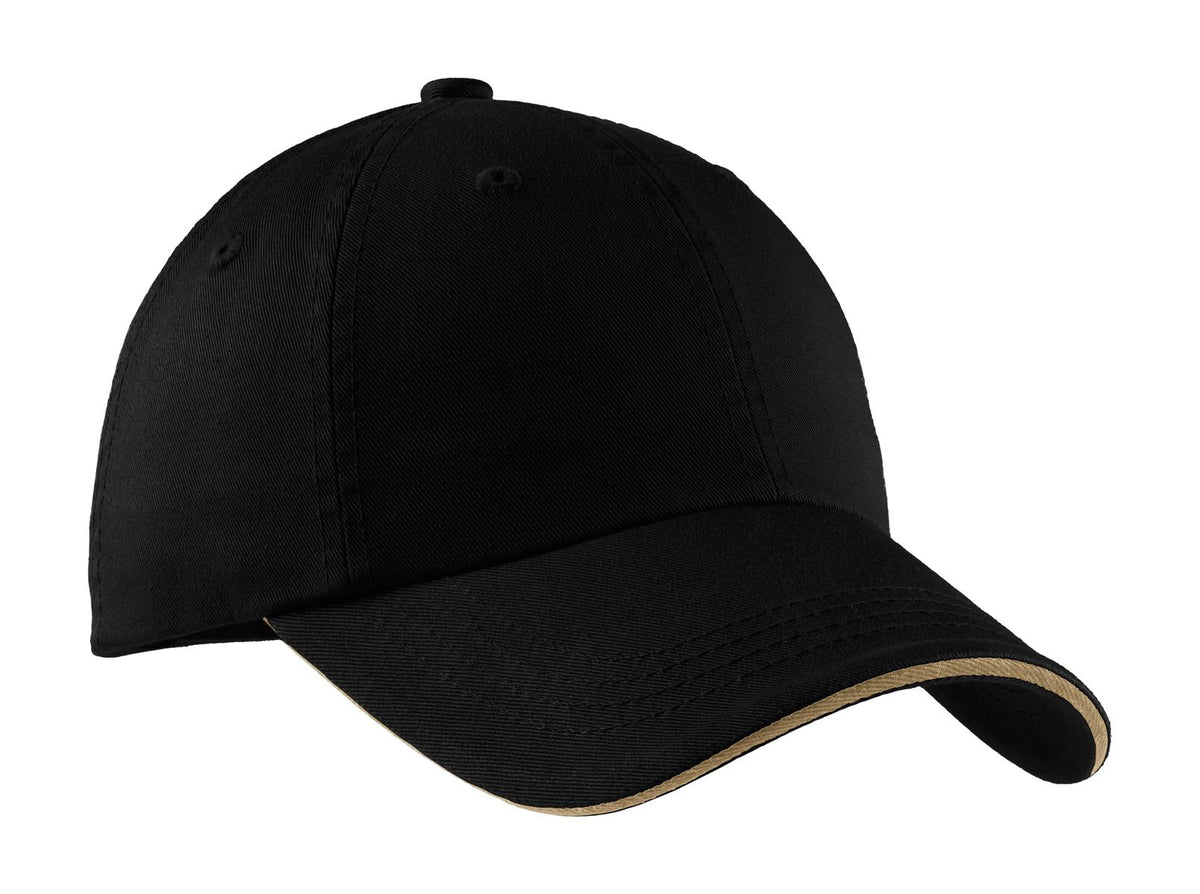 Port Authority C830 - Sandwich Bill Cap with Striped Closure
