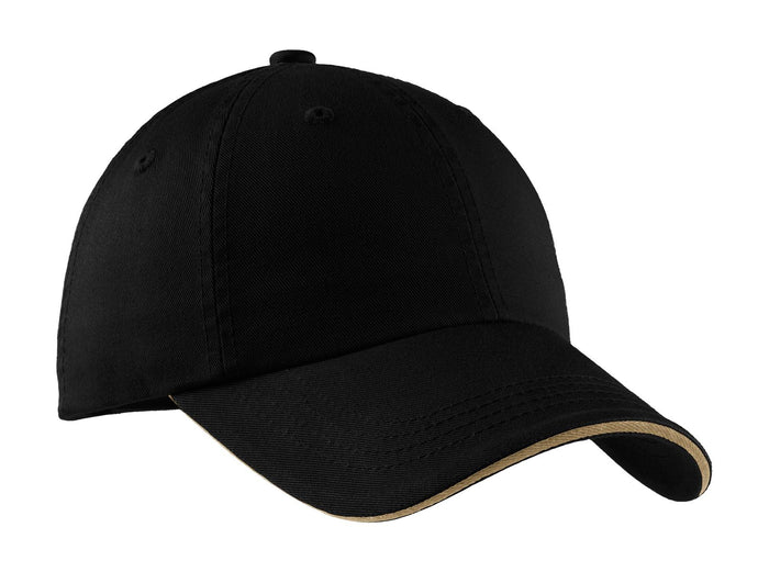 Port Authority C830 - Sandwich Bill Cap with Striped Closure