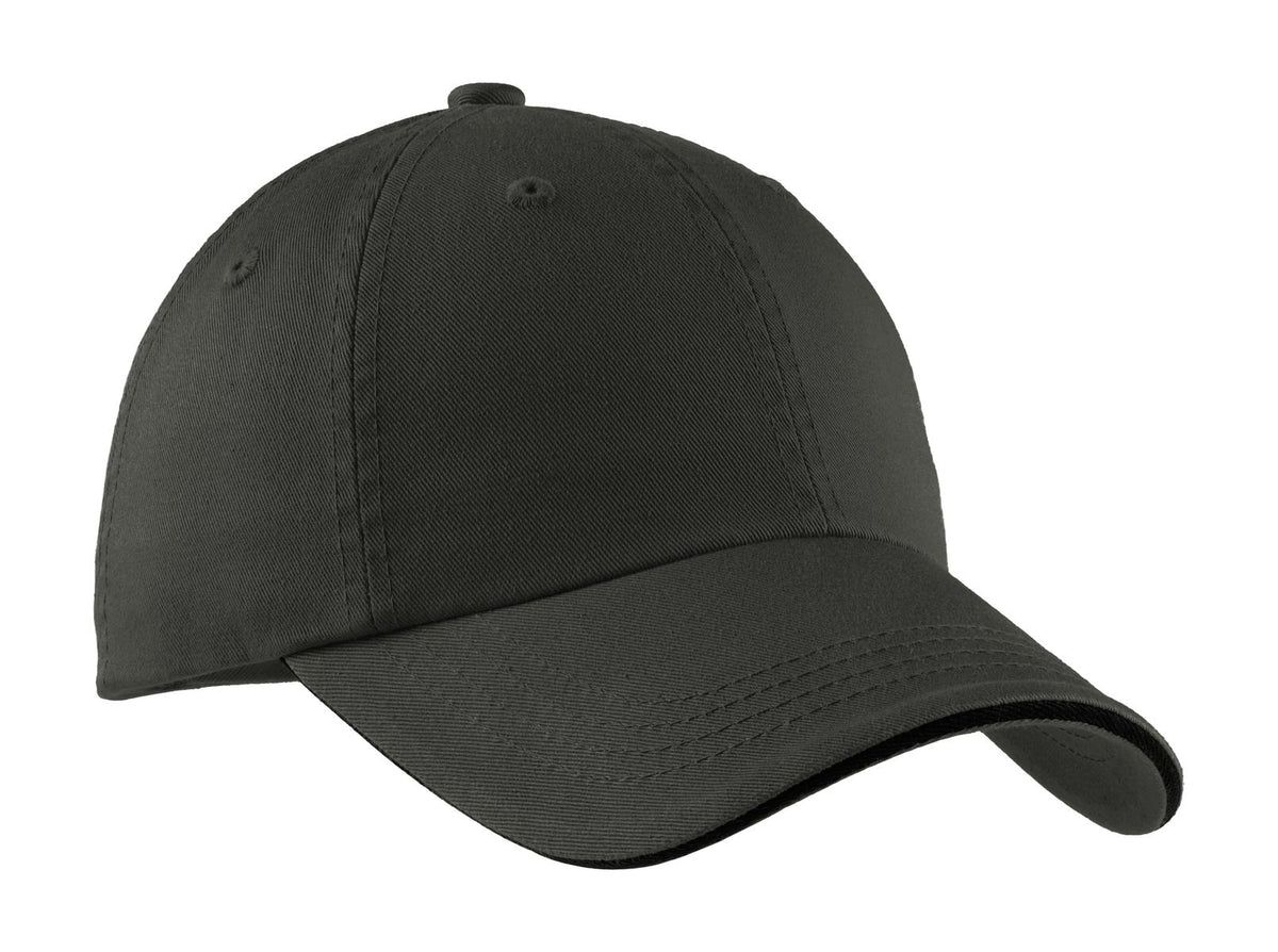 Port Authority C830 - Sandwich Bill Cap with Striped Closure