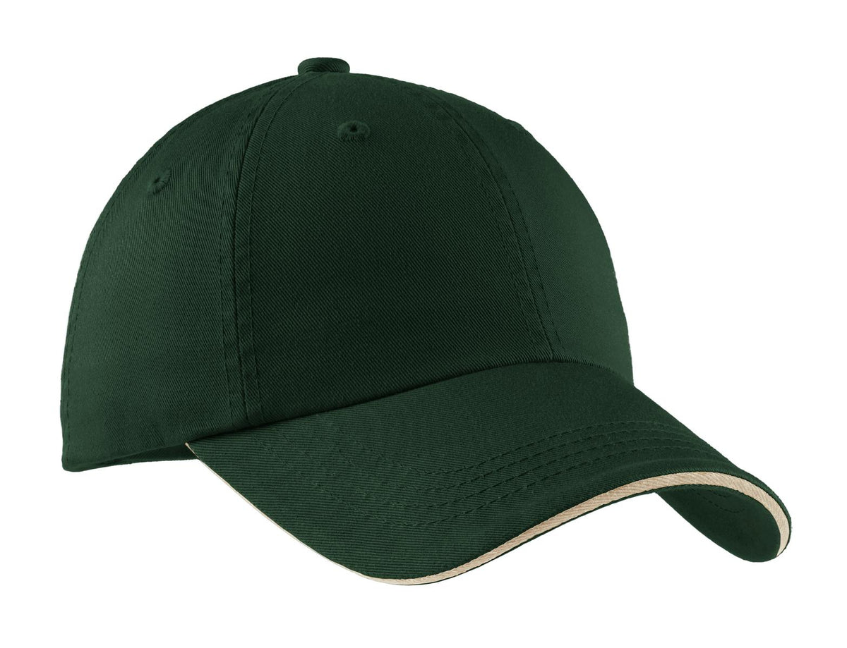 Port Authority C830 - Sandwich Bill Cap with Striped Closure