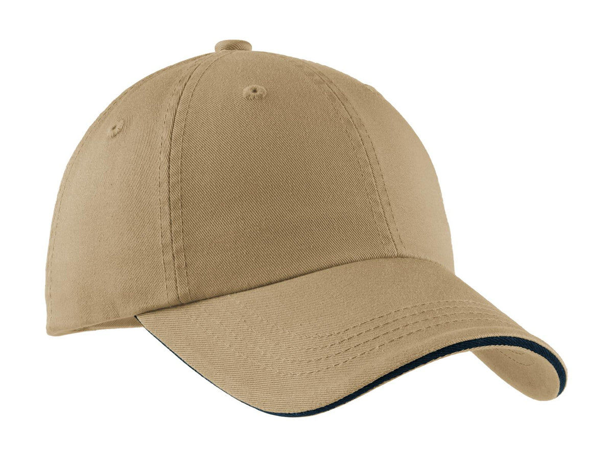 Port Authority C830 - Sandwich Bill Cap with Striped Closure