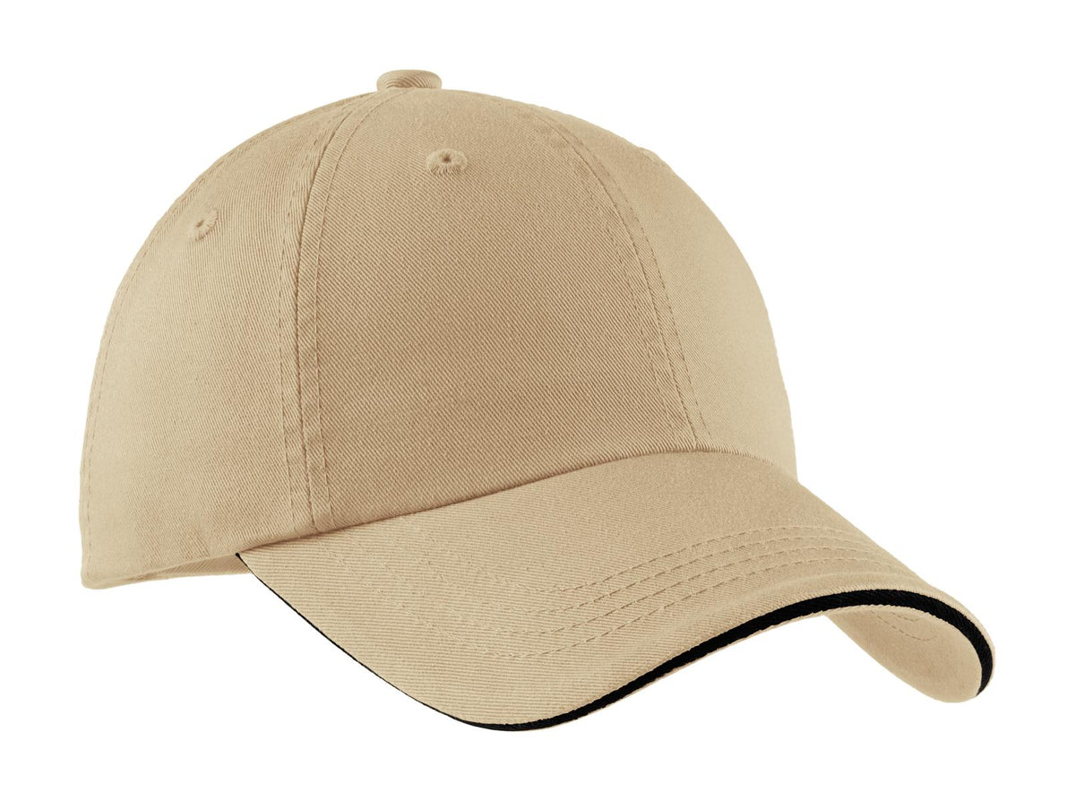 Port Authority C830 - Sandwich Bill Cap with Striped Closure