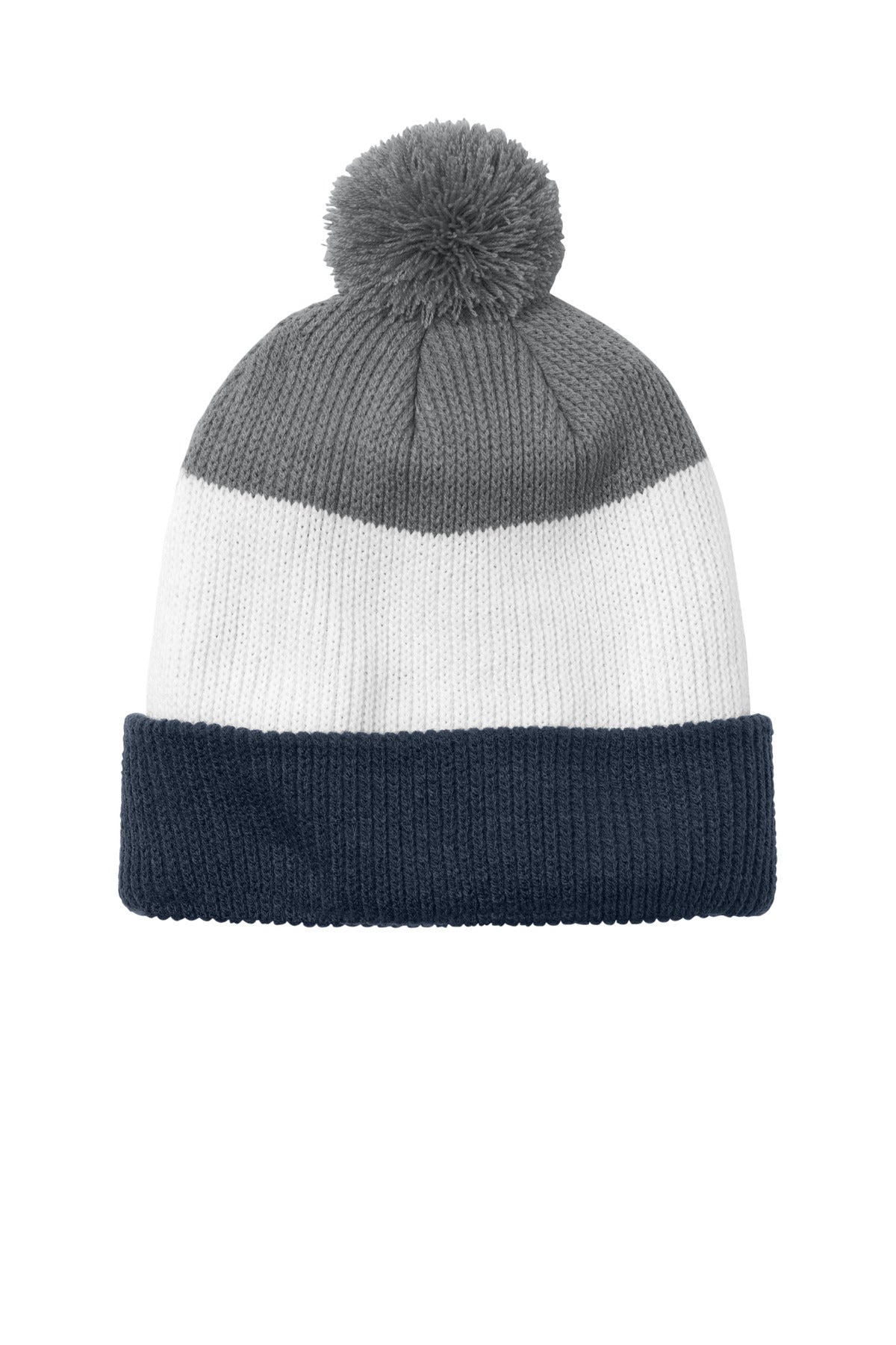 Port Authority C979 - Cozy Striped Pom Beanie