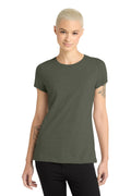 District Women's Perfect Blend CVC Tee - DM108L Heathered Olive