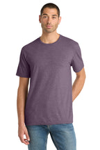 District Perfect Blend CVC Tee - DM108 Heathered Eggplant