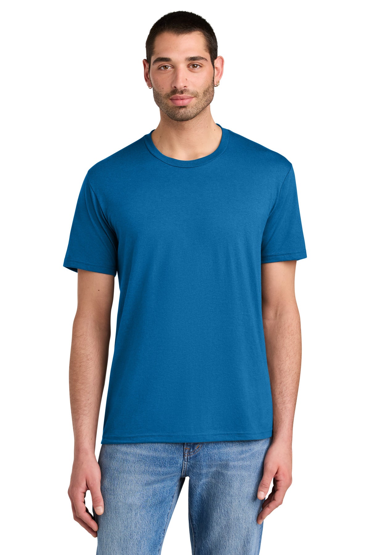 District Perfect TriTee - DM130 Bright Blue