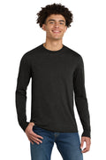 District Perfect Tri Long Sleeve Tee - DM132 Black Frost