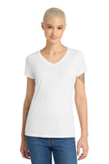 District Women's Perfect Tri V-Neck Tee - DM1350L White