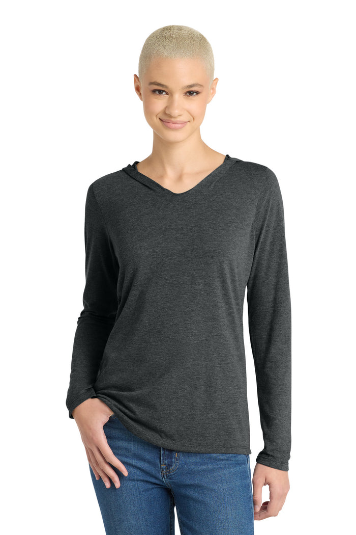 District Women's Perfect Tri Long Sleeve Hoodie - DM139L