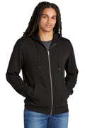 District Perfect Tri Fleece Full-Zip Hoodie - DT1302 Black
