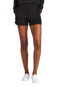 District Women's Perfect Tri Fleece Short - DT1309 Black