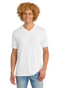 District Perfect Tri V-Neck Tee - DT1350 White