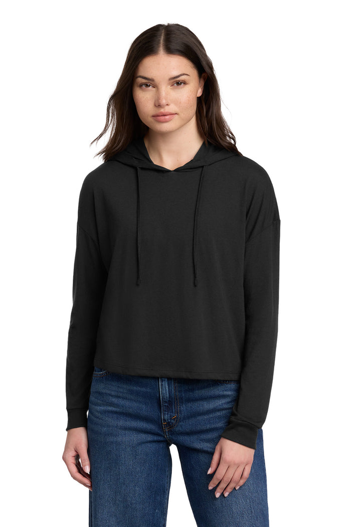 District Women's Perfect Tri Midi Long Sleeve Hoodie - DT1390L