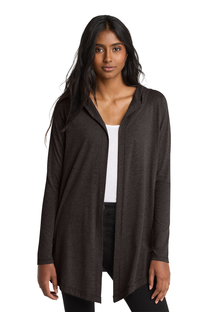 District Women's Perfect Tri Hooded Cardigan - DT156
