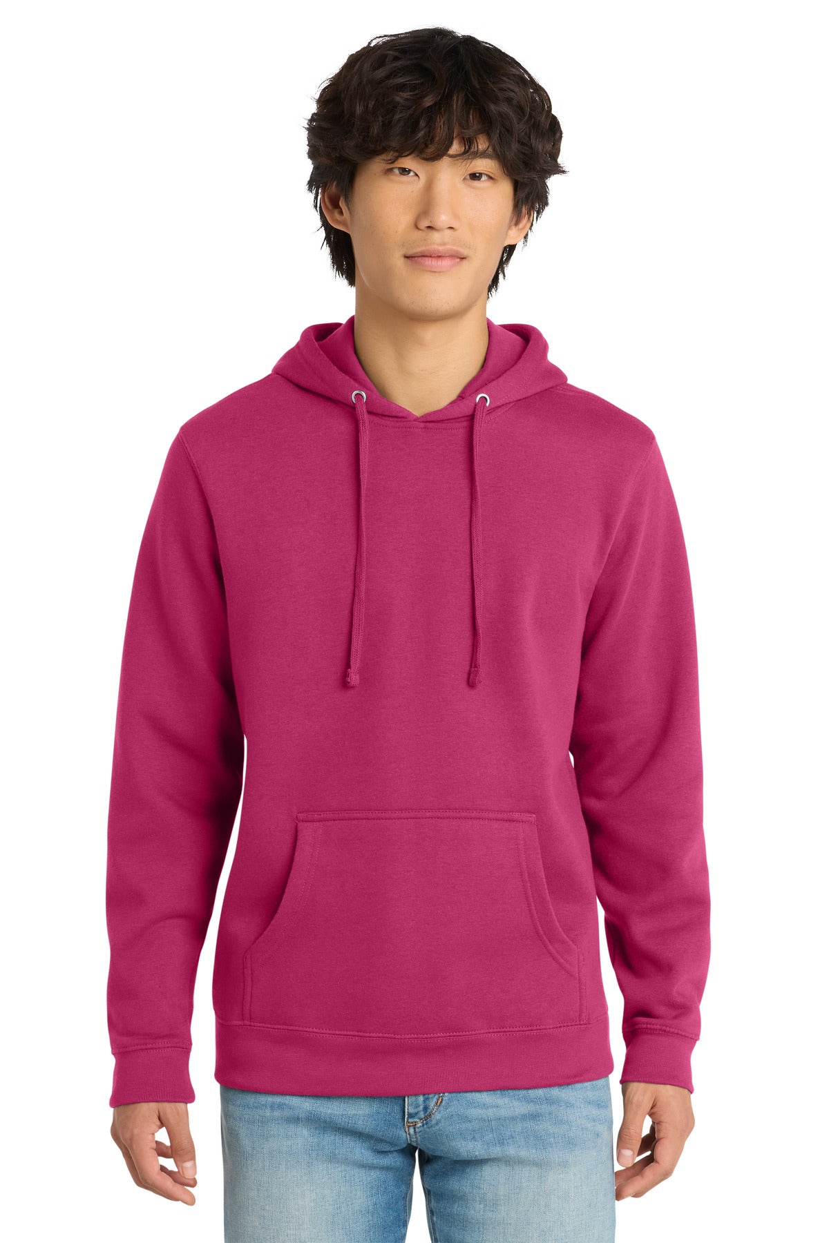 District V.I.T.Fleece Hoodie - DT6100 Dark Fuchsia