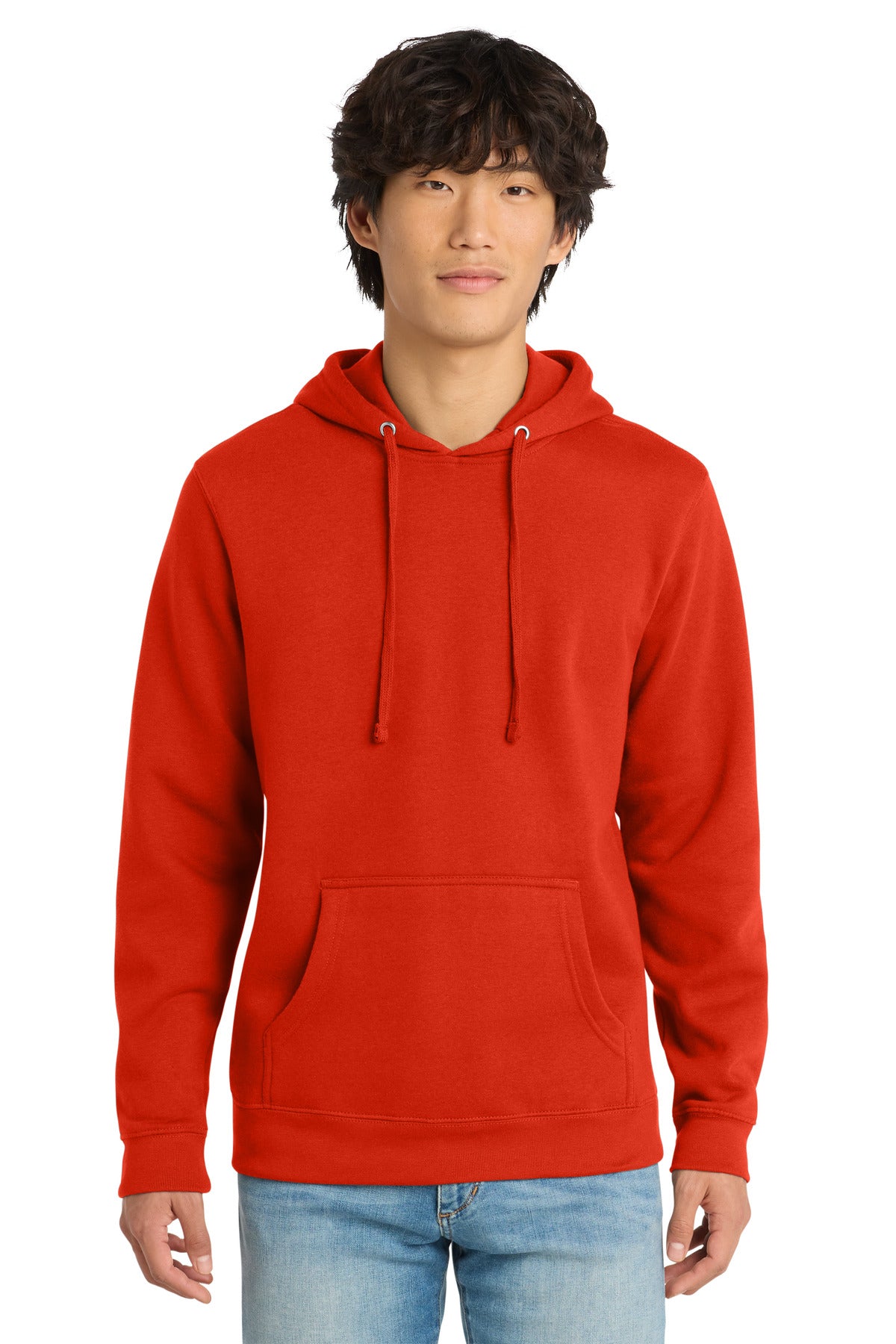 District V.I.T.Fleece Hoodie - DT6100 Fiery Red