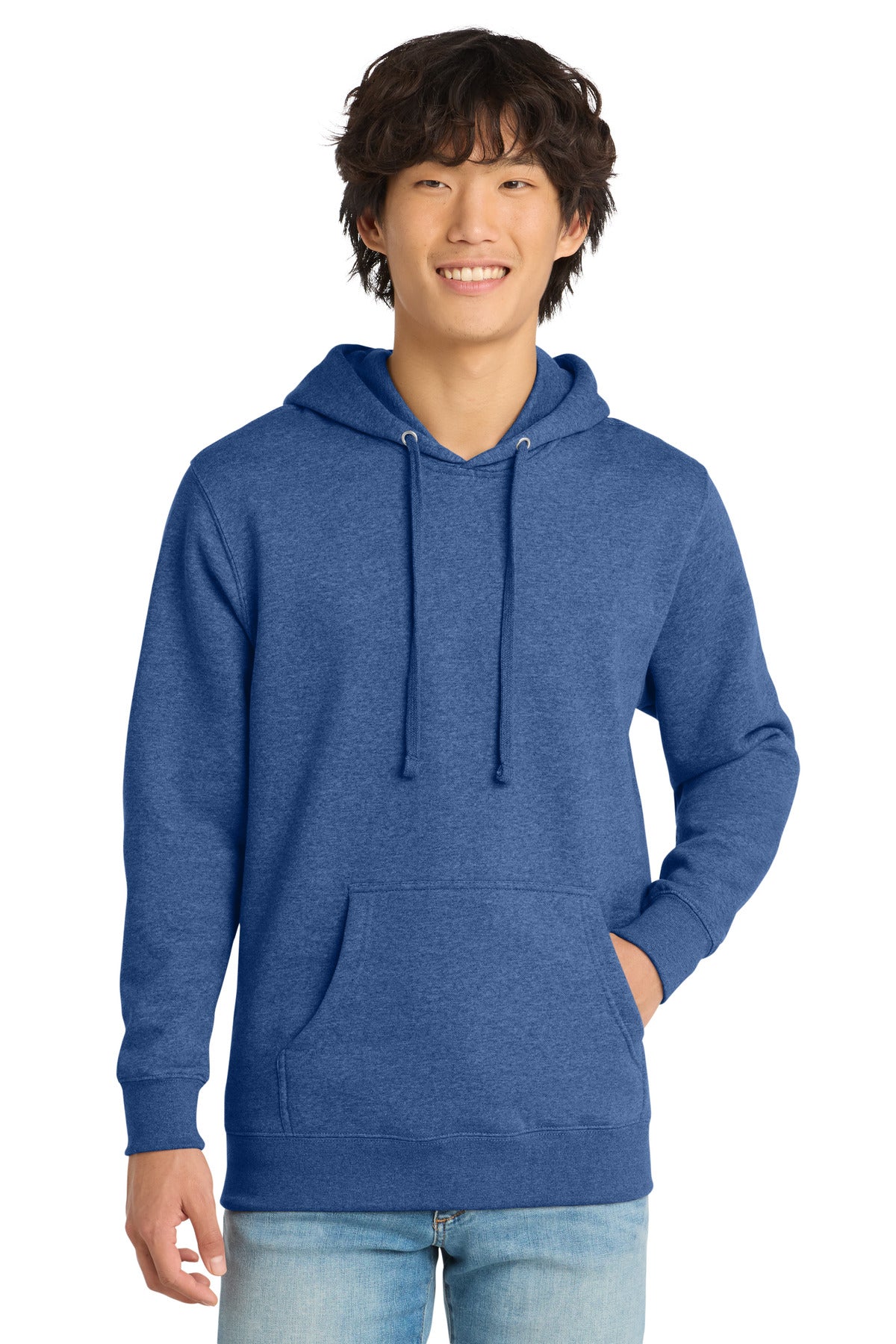 District V.I.T.Fleece Hoodie - DT6100 Royal Frost