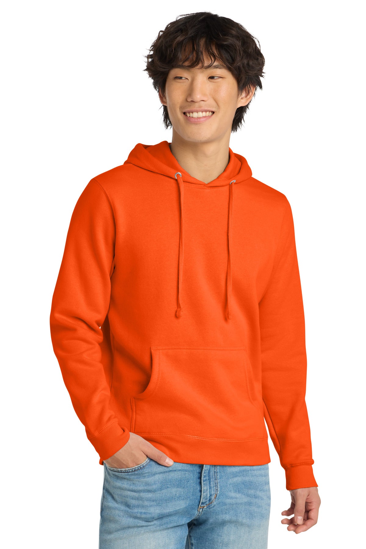 District V.I.T.Fleece Hoodie - DT6100 S. Orange