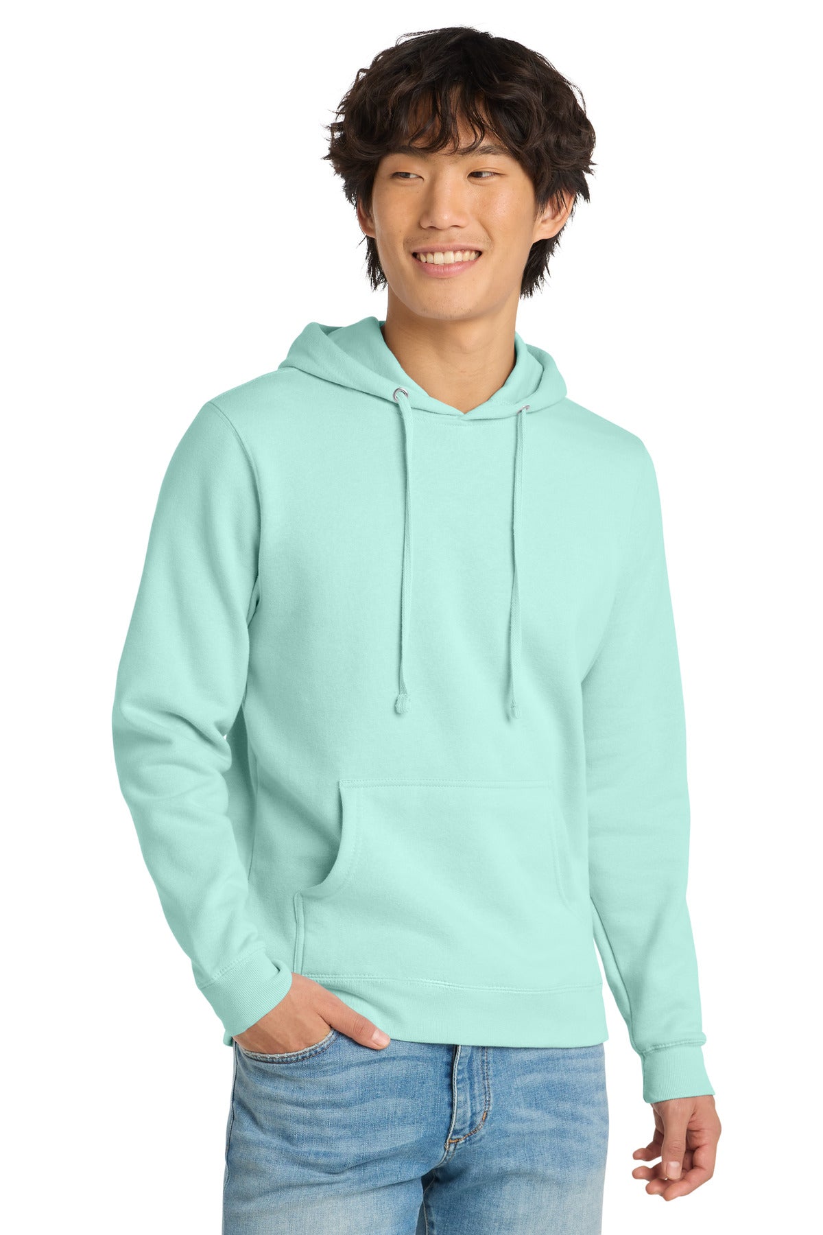 District V.I.T.Fleece Hoodie - DT6100 Sea Mist