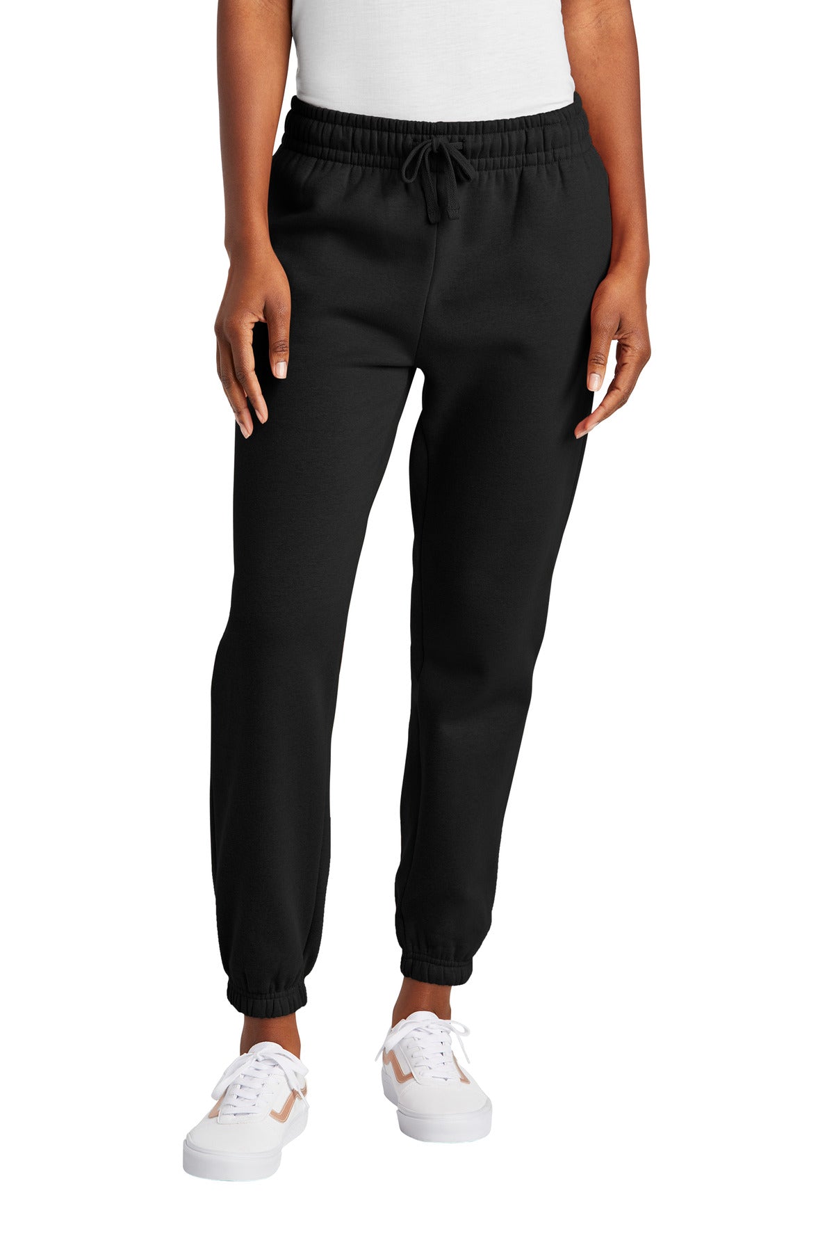 District Women's V.I.T. Fleece Sweatpant - DT6110 Black
