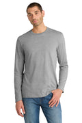District Very Important Tee Long Sleeve - DT6200 Light Heather Grey