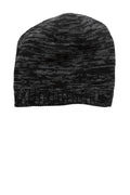 District Spaced-Dyed Beanie - DT620 Black/ Charcoal