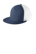 District Flat Bill Snapback Trucker Cap - DT624 New Navy
