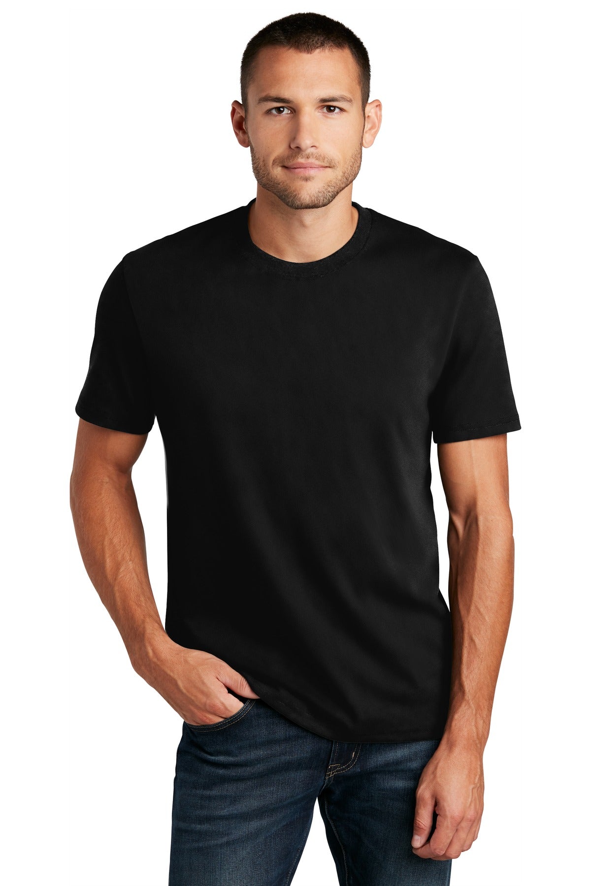 District Re-Tee - DT8000 Black