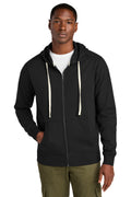 District Re-FleeceFull-Zip Hoodie - DT8102 Black