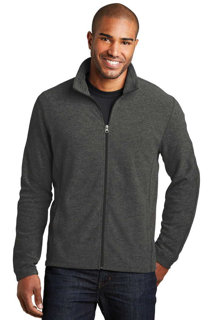 Port Authority F235 - Heather Microfleece Full-Zip Jacket
