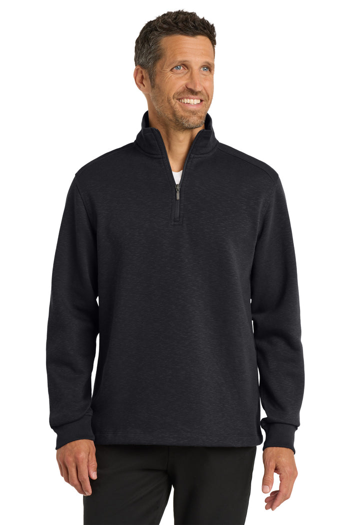 Port Authority F295 - Slub Fleece 1/4-Zip Pullover