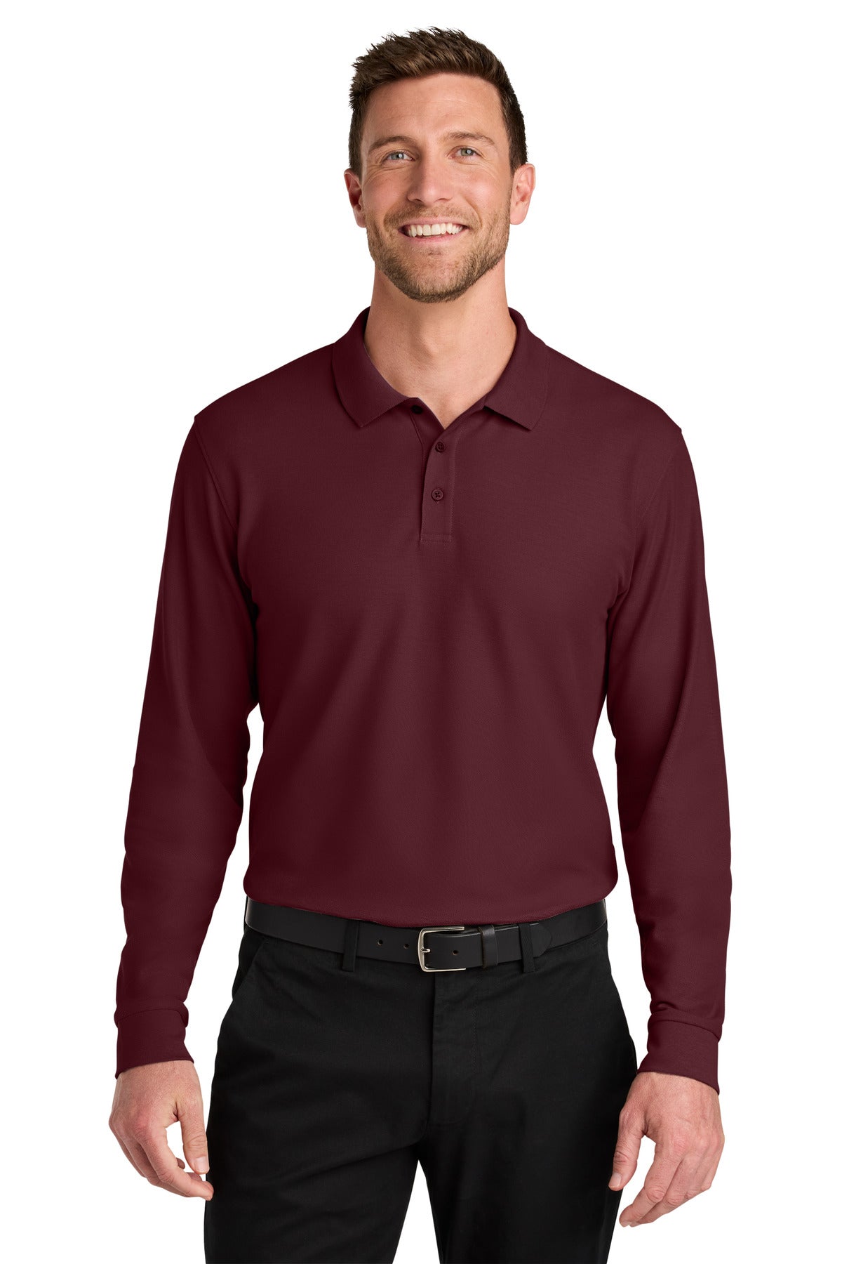 Port Authority K200LS - Wearever Signature Pique Long Sleeve Polo